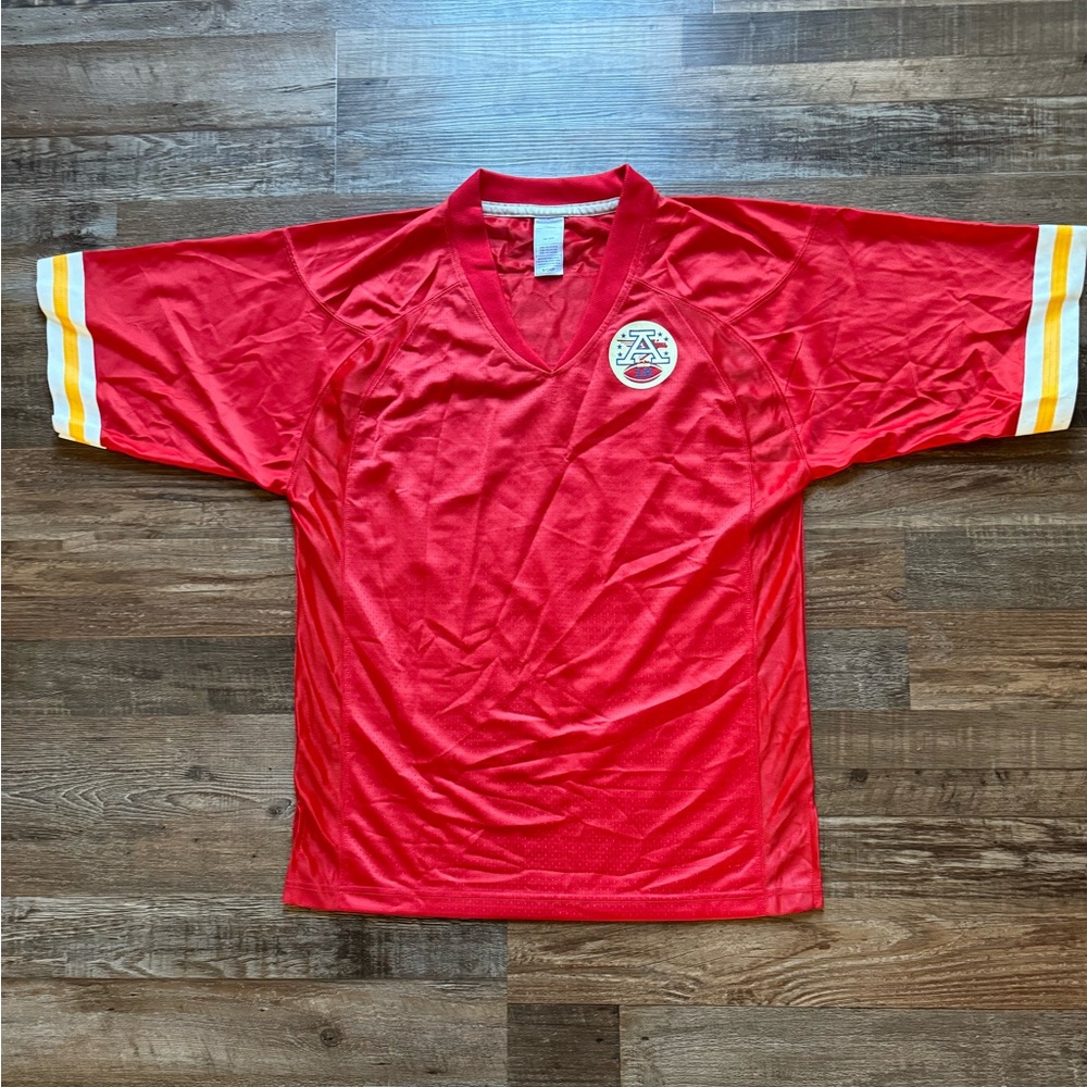 NWOT - Kansas City Chiefs Blank NFL Jersey - Red with Football Patch